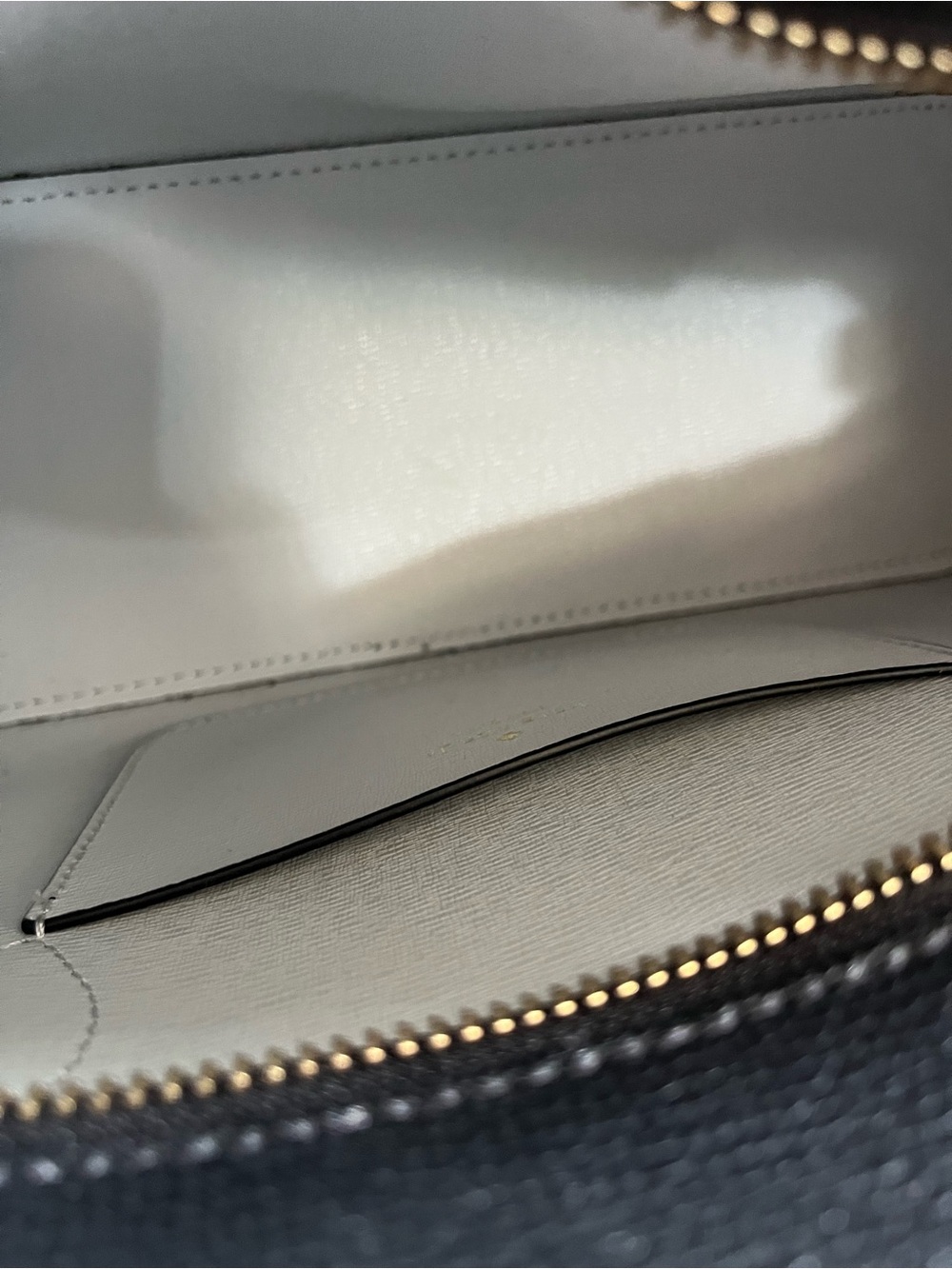 kate spade Black Textured Leather Satchel - Picture 5 of 8